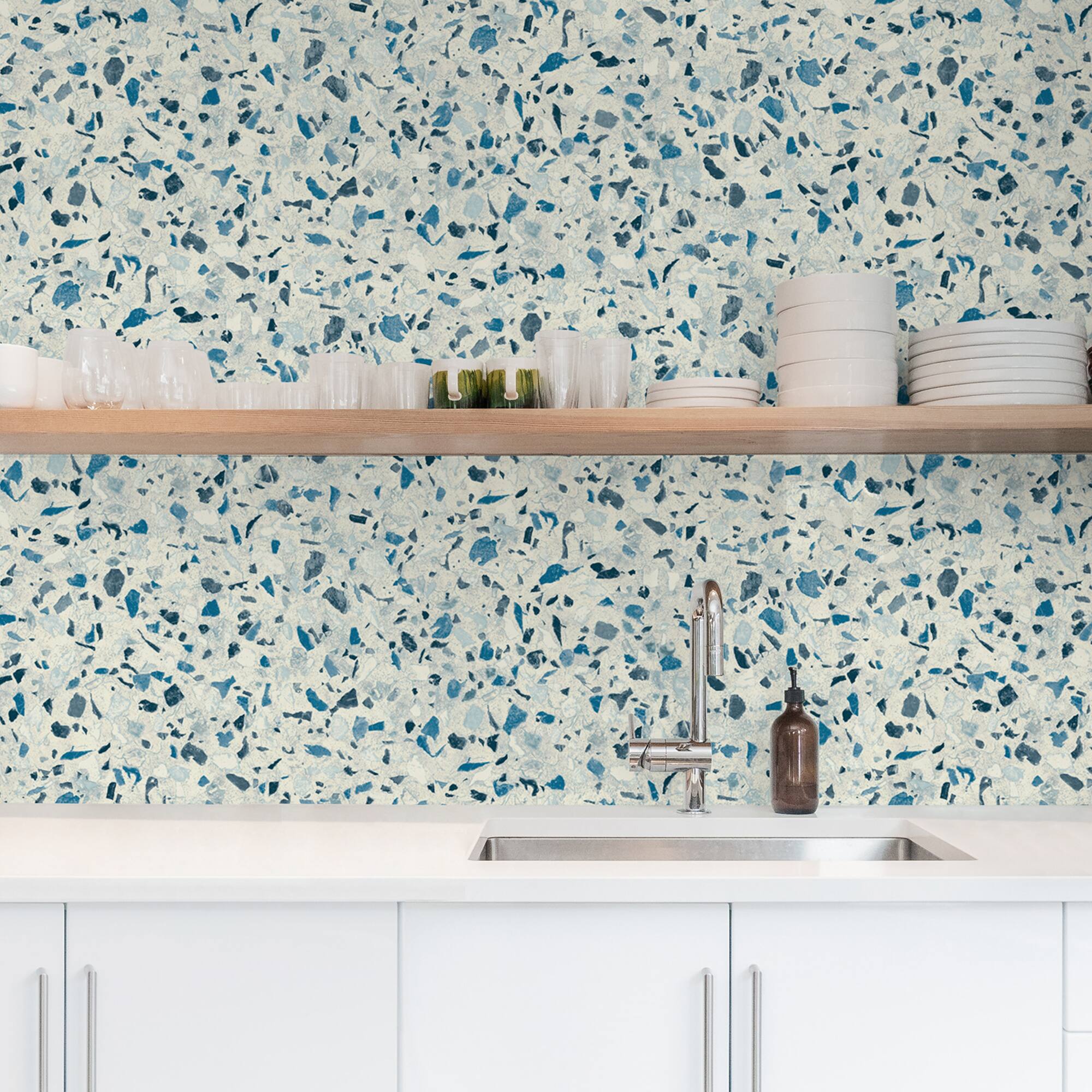 Surface Style Floored Peel & Stick Wallpaper